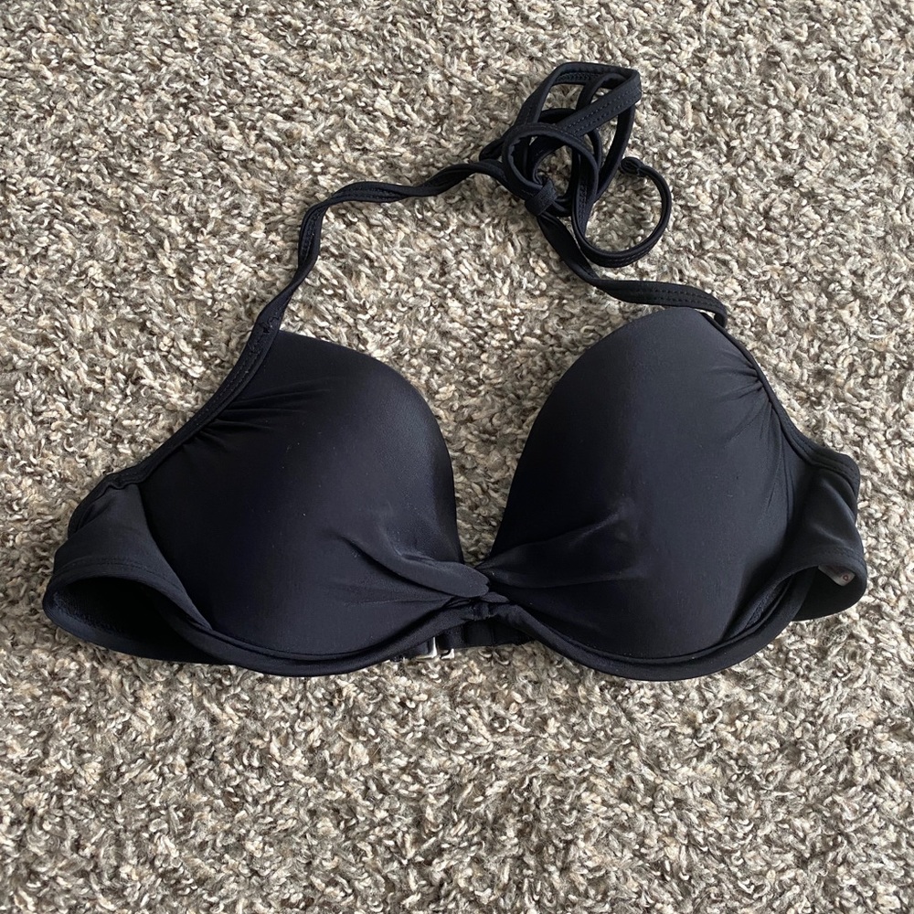 Black bikini top